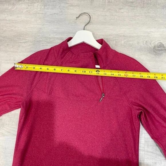 Lole Evolt Dress S with Mock Neck 1/4 Zip Stretch Tennis Dress Raspberry Pink - Picture 14 of 16